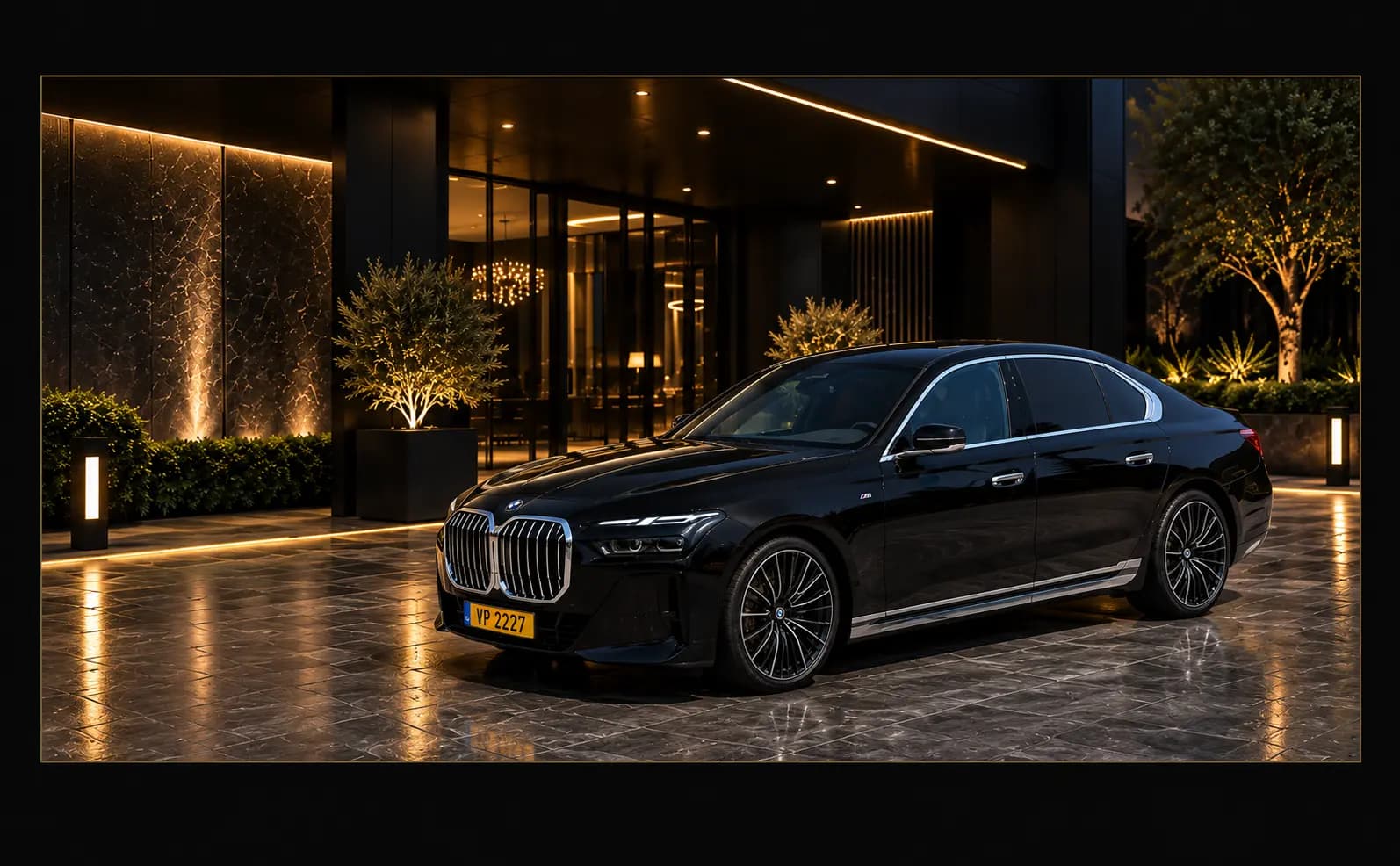 VIP Limo BMW 7 Series corporate chauffeur service in Luxembourg