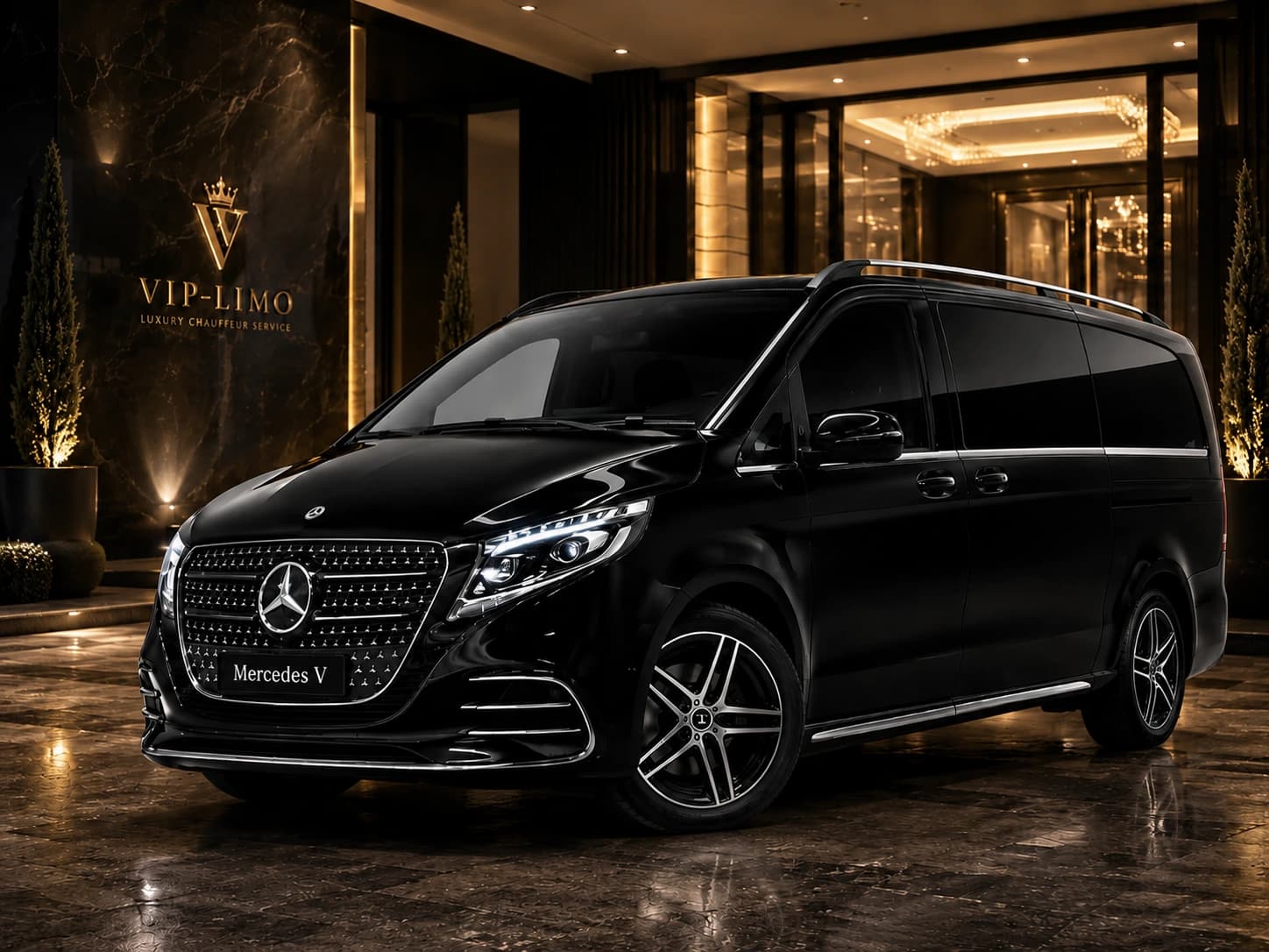 Mercedes-Benz Classe V VIP Limo pour groupes exécutifs et événements